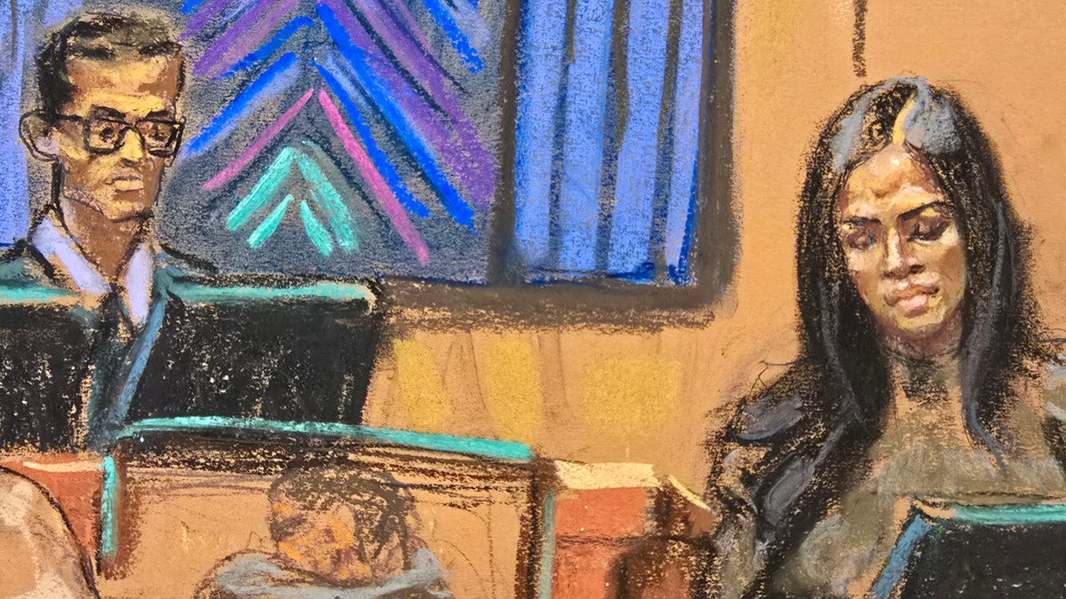 Cassie Ventura takes the witness stand during the trial