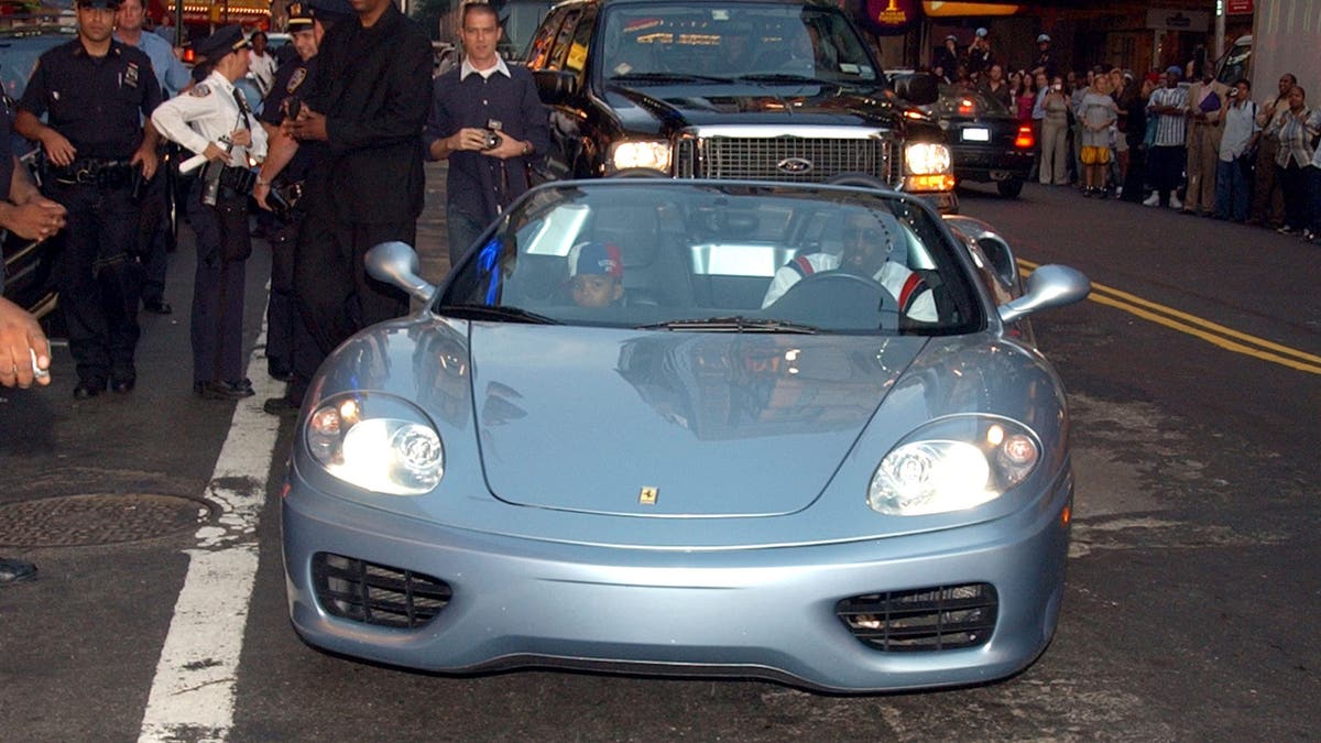 Diddy in a Ferrari
