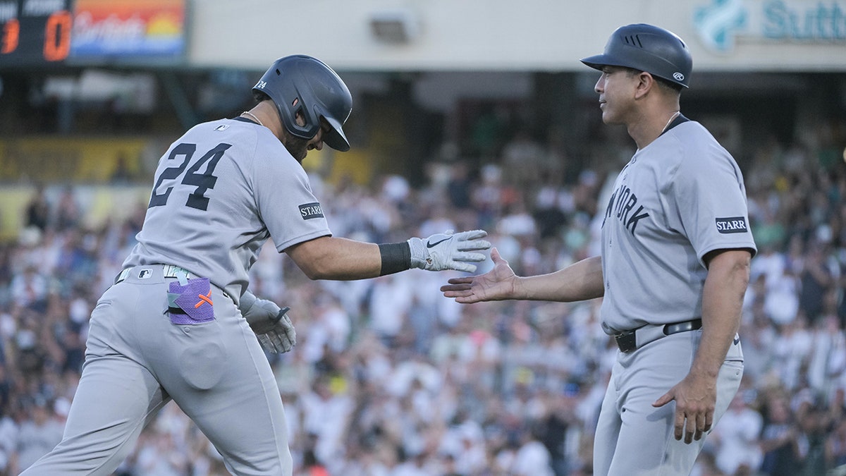 Jasson Dominguez after homer