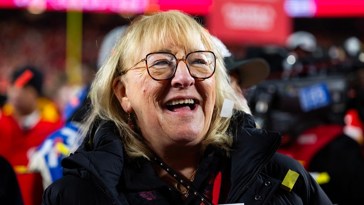 Donna Kelce smiles