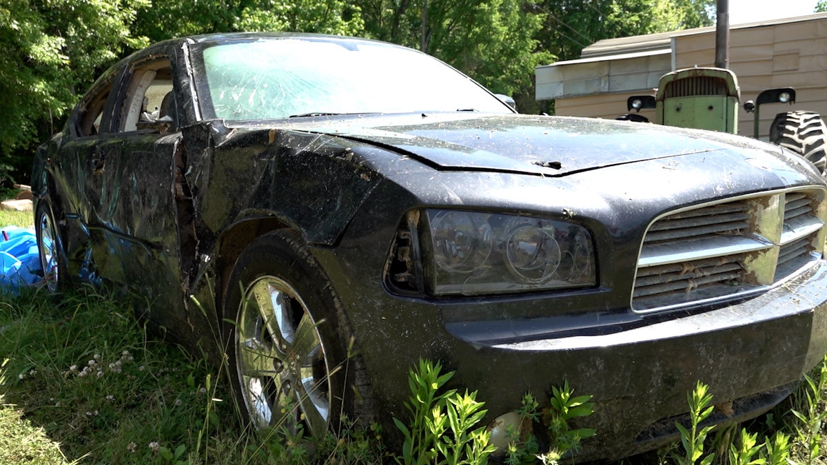 Tornado victim Jamarcus McGowan's car