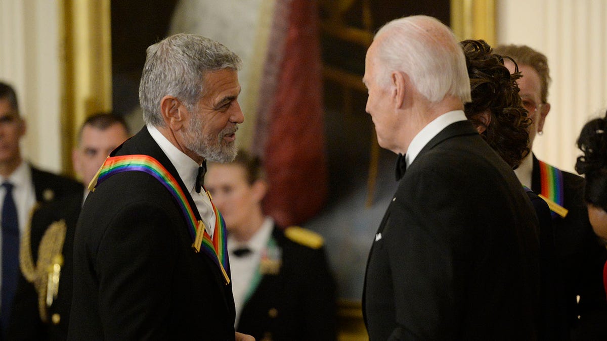 Before the 2024 fundraiser incident, former President Joe Biden last saw George Clooney during the Kennedy Center honoree reception in Washington, DC on Sunday, Dec. 4, 2022.