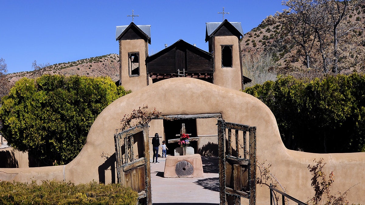 An aerial view of Chimayo.