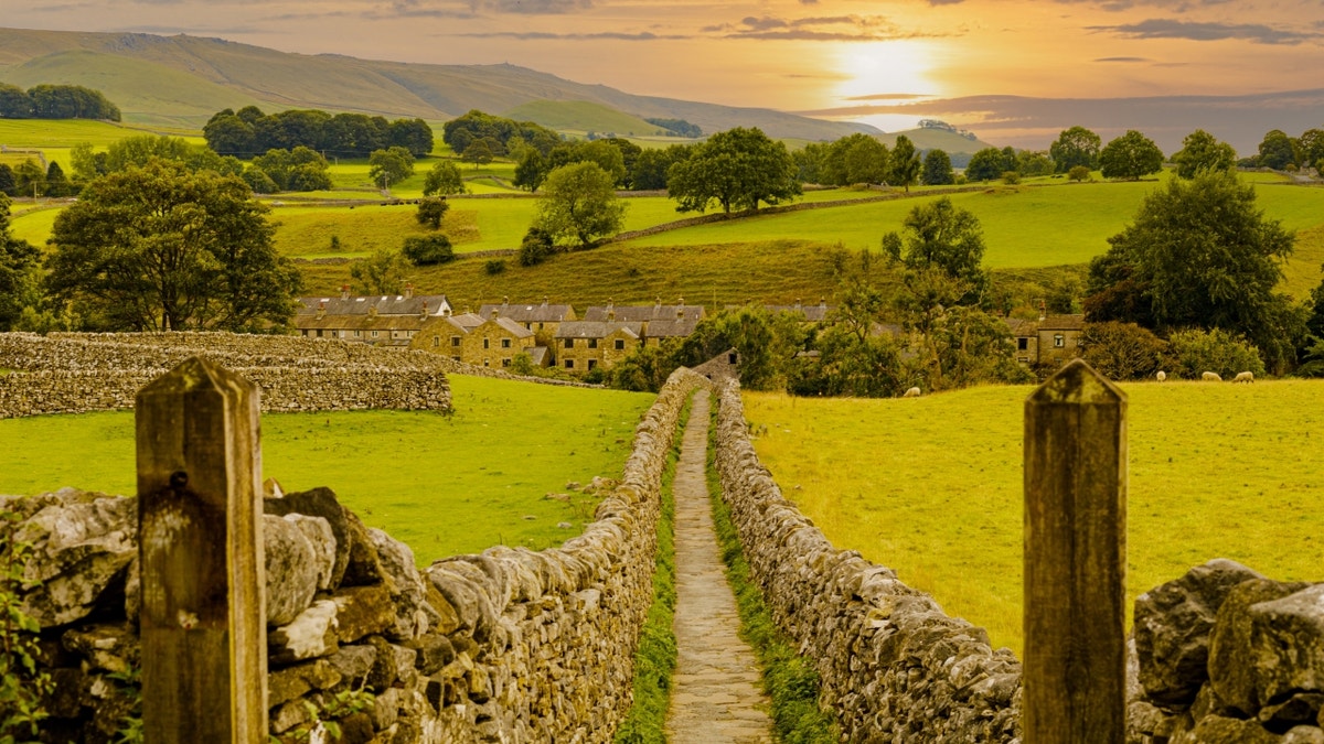 English countryside in Yorkshire