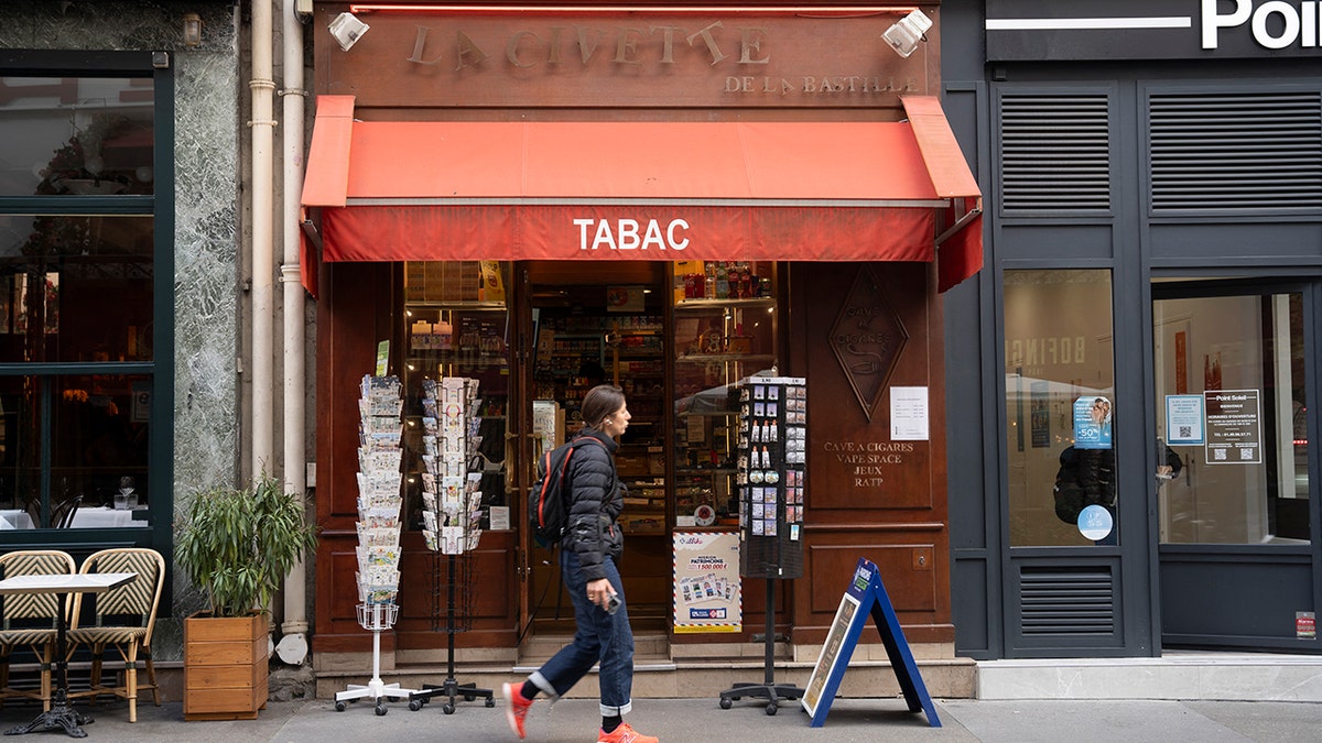 Cigarette and tobacco shop in Paris