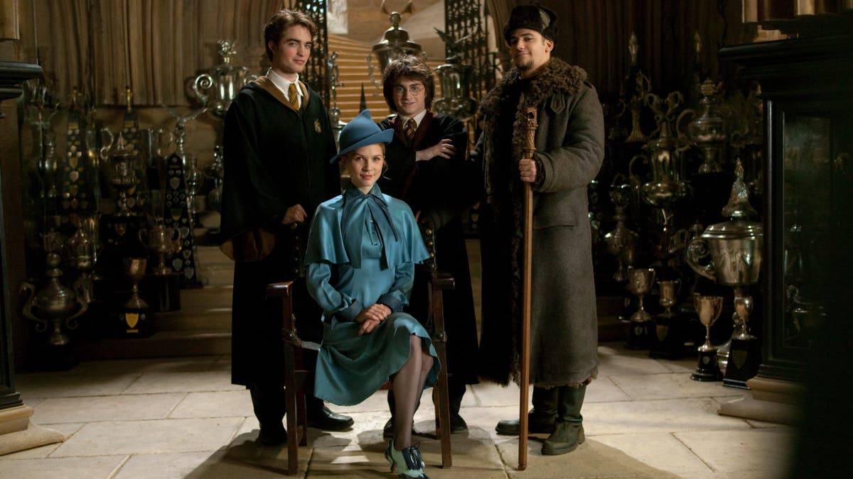 Robert Pattinson, Clemence Poesy, Daniel Radcliffe and Stanislav Yanevski