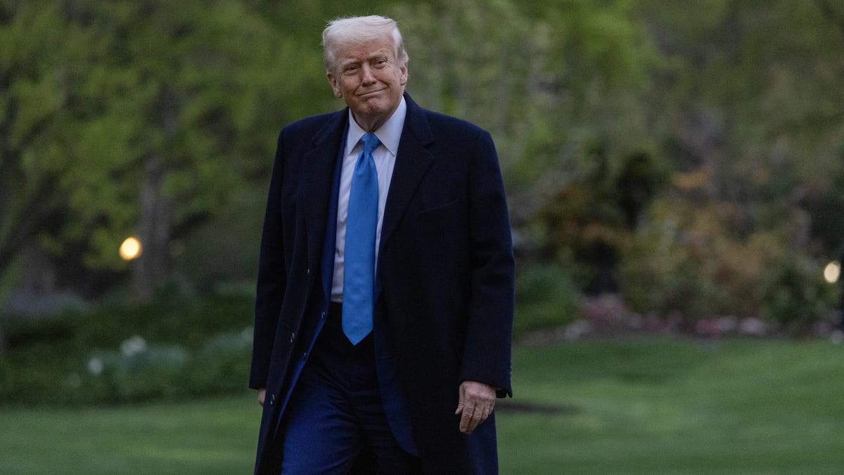 Trump walking