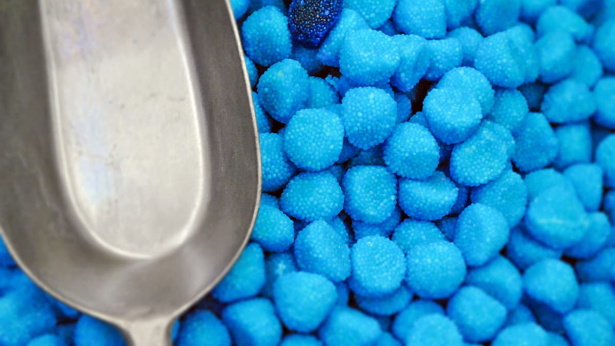 blue candy