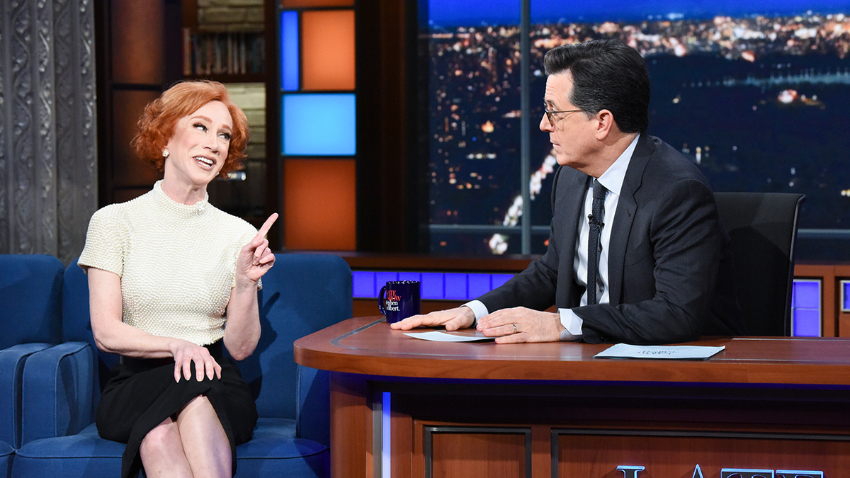 Kathy Griffin connected Stephen Colbert