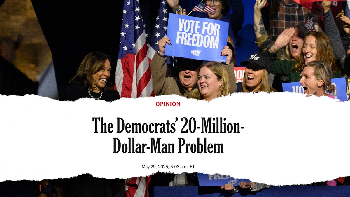 A Harris rally and a David French op-ed headline