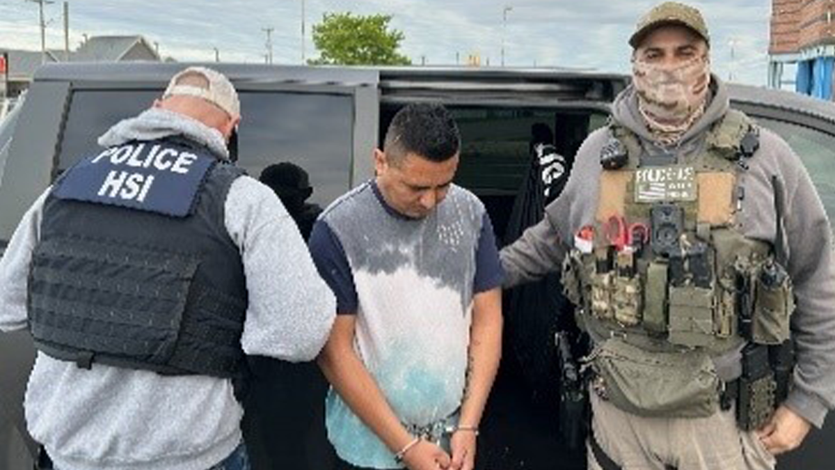 ice agents arrest migrant