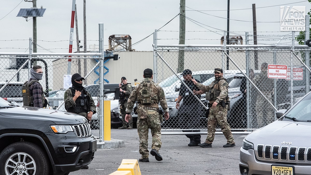 Ice detention center in Newark New Jersey