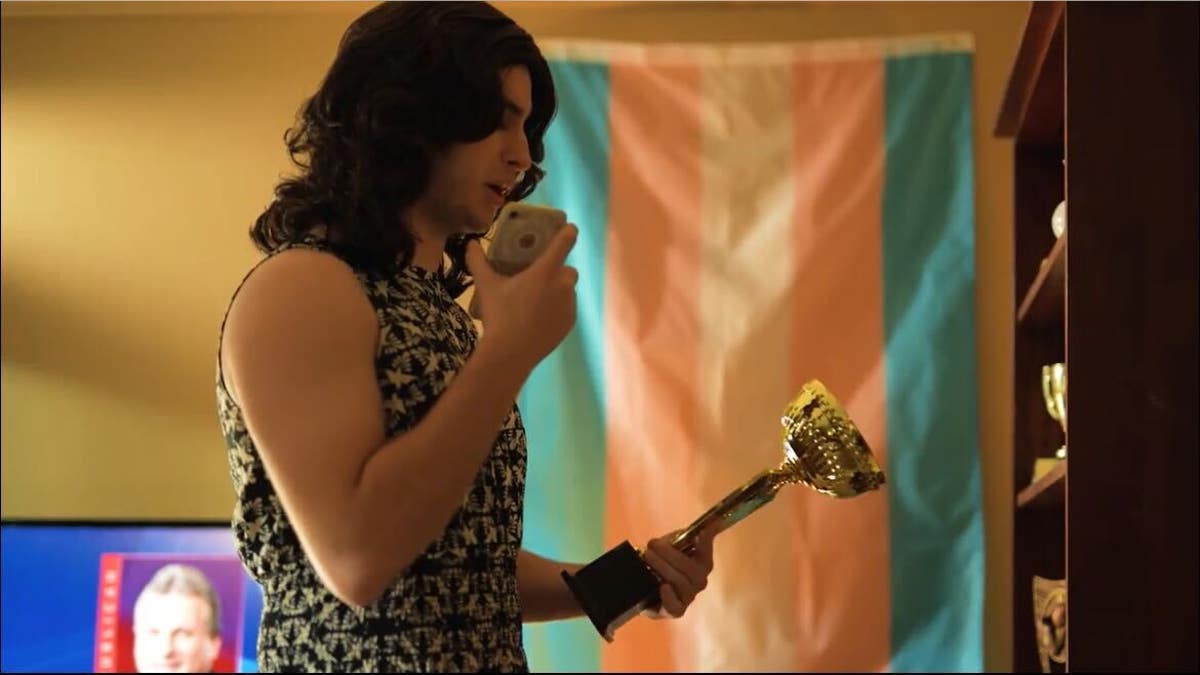 transgender person in political ad