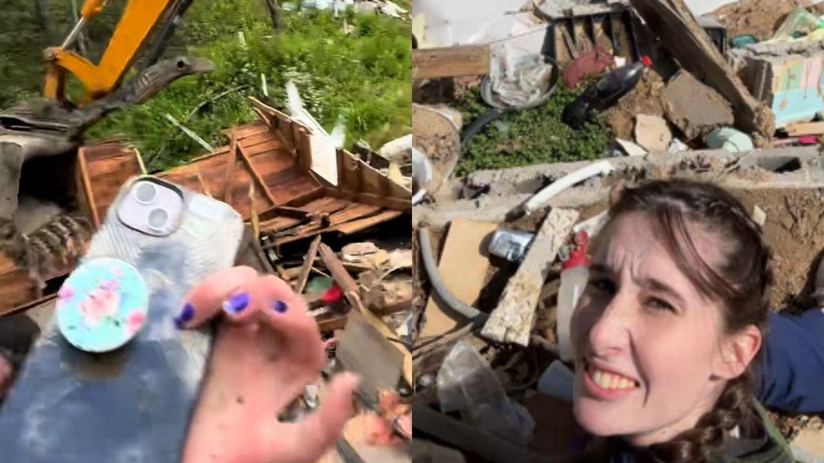Lost memories may be recovered as woman finds phone in Hurricane Helene landslide ruins Kylie Landolfi and her boyfriend Andrew survived a landslide at a rented mountain home in Bat Cave, North Carolina in September 2024, which was triggered by Hurricane Helene. It pushed the home off its foundation and down the mountain with the couple inside. They escaped the rubble, with minimal injuries, just seconds before a second landslide hit.