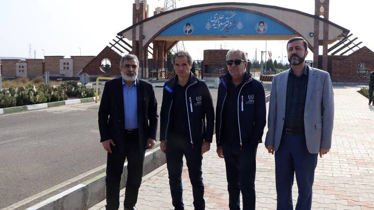 Members of the Atomic Energy Organization of Iran with members of the International Atomic Energy Agency
