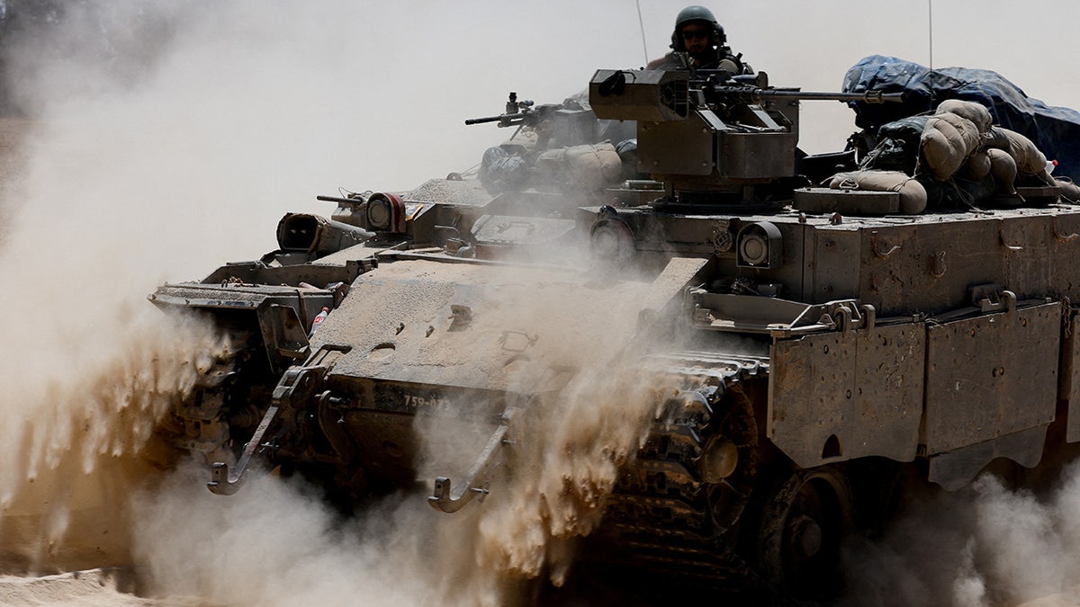 Israeli military vehicles
