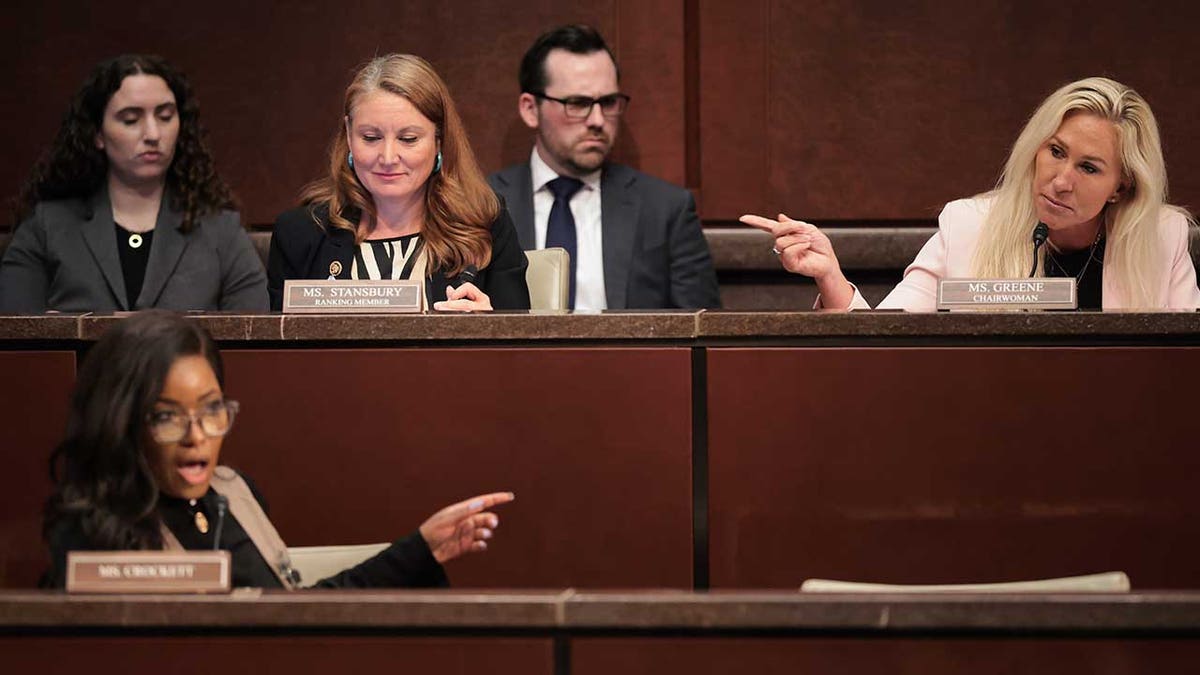 Jasmine Crockett at the DOGE hearing