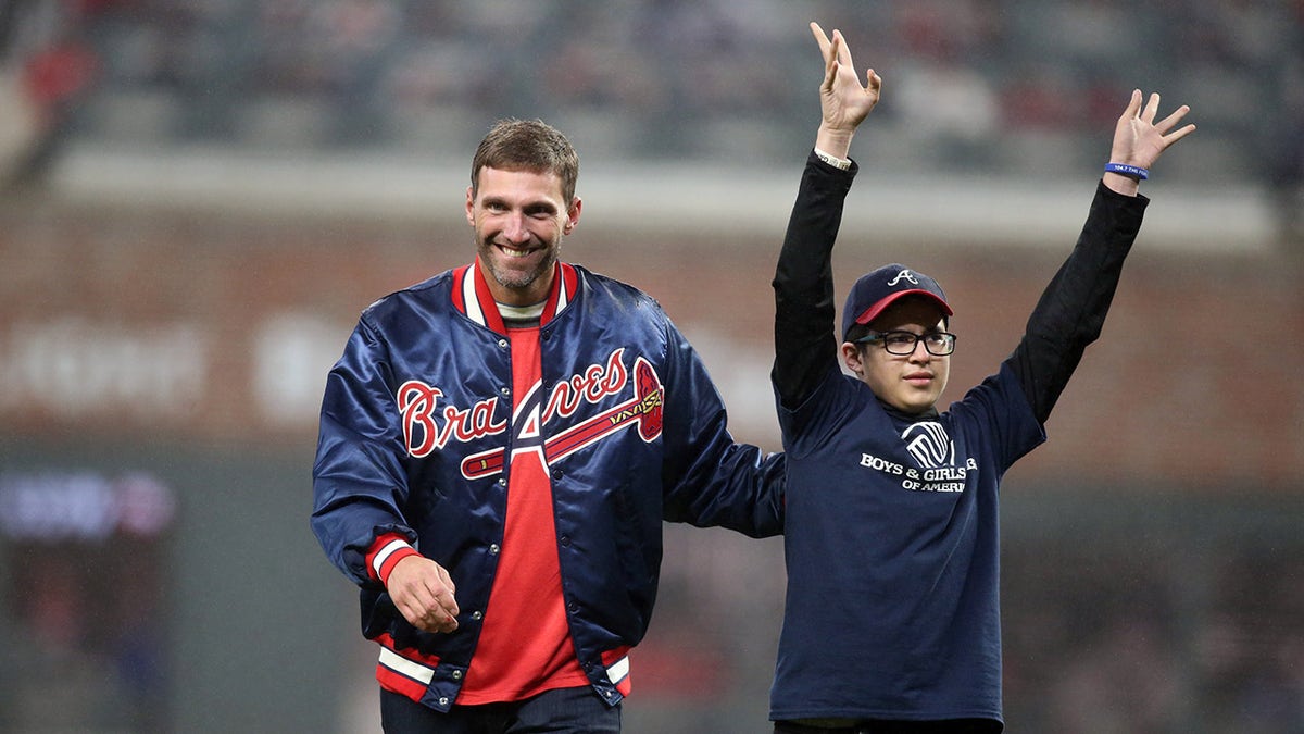 Jeff Francoeur on field