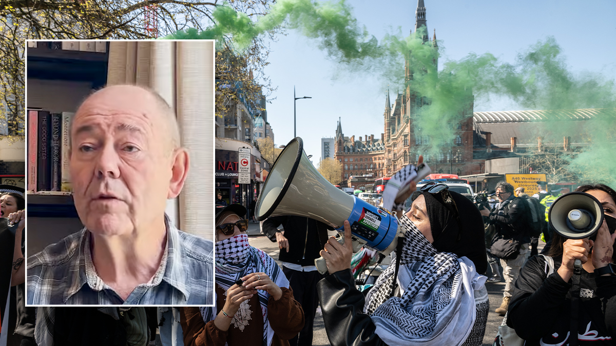 Julian Foulkes and anti-Israel protest in London