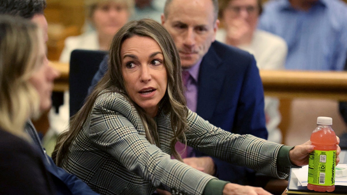 Karen Read is shown during her trial at Norfolk Superior Court, May 6, 2025, in Dedham, Mass. (Matt Stone/Boston Herald via AP/Pool)