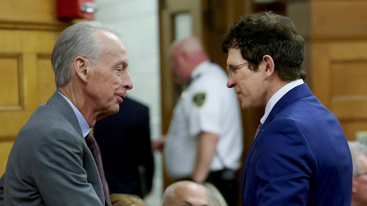 Karen Read's parent and attorney in court at the retrial.