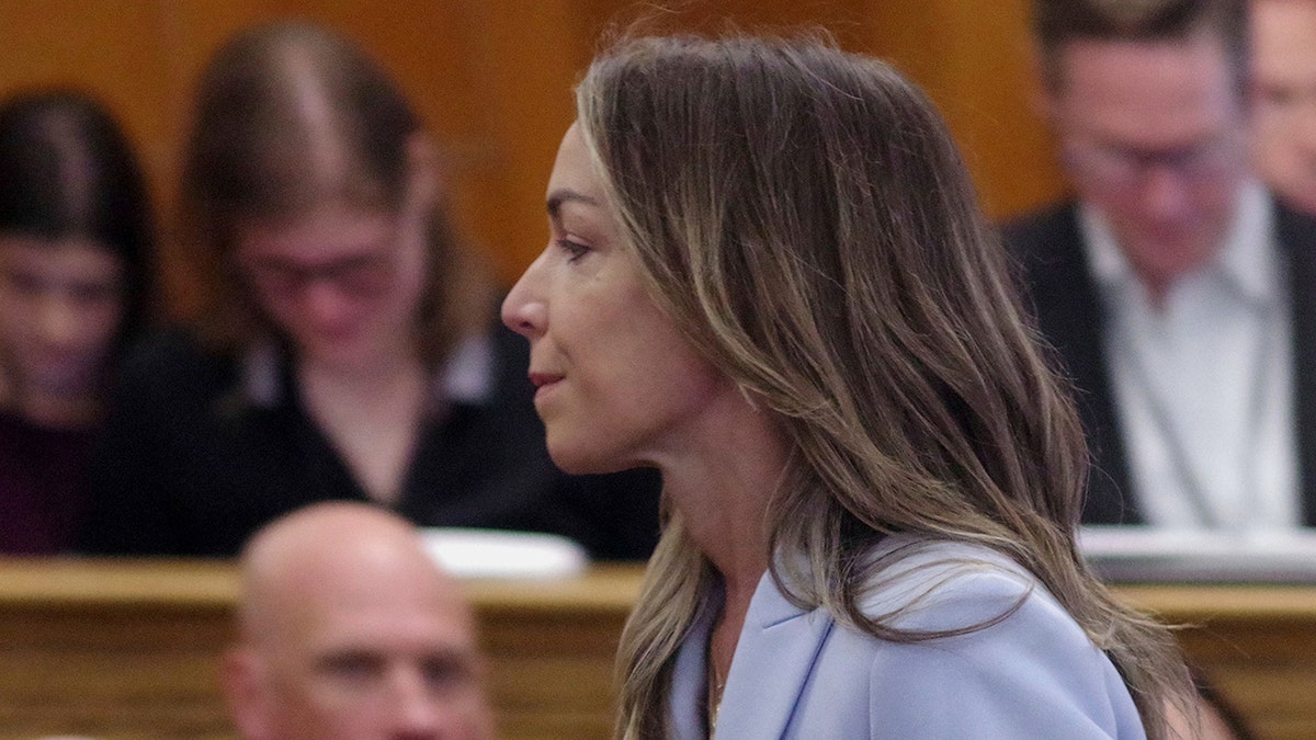 Karen Read in court for the retrial for the killing of police officer John O’Keefe.
