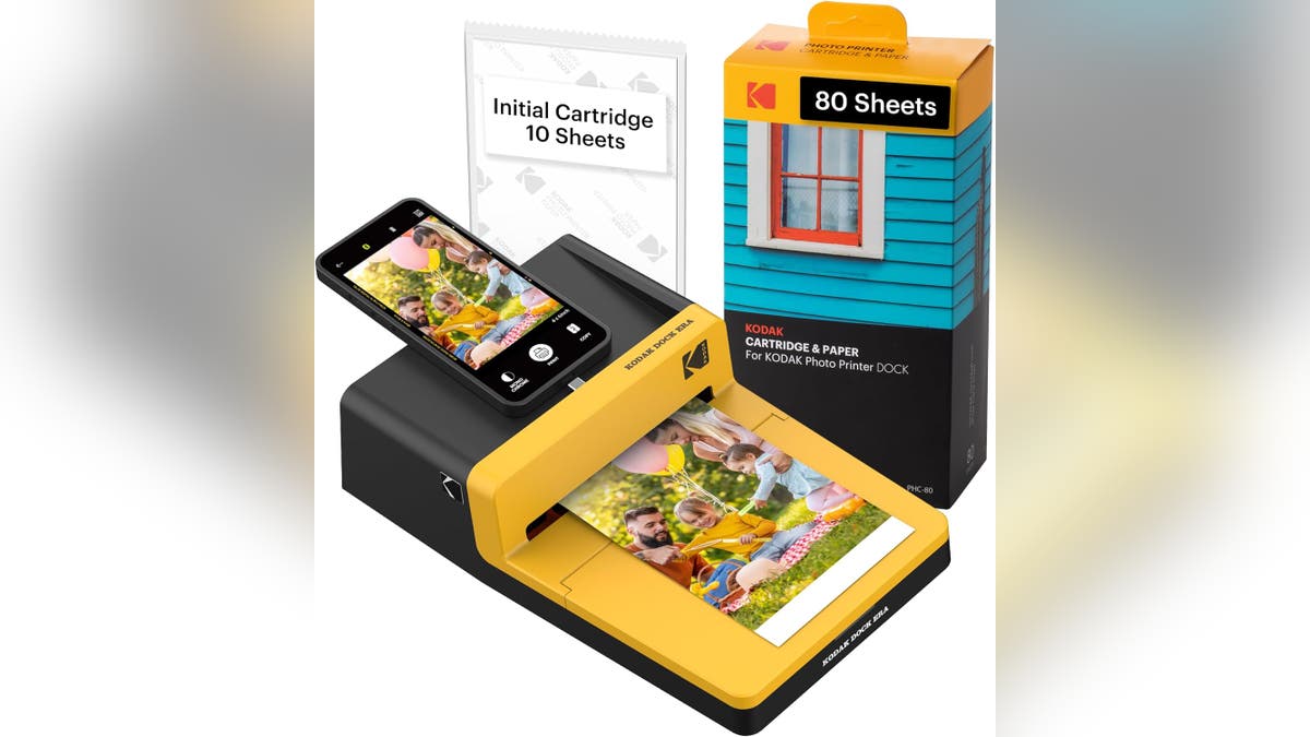 The?Kodak Dock ERA Plus 4PASS instant photo printer?is a portable, Bluetooth-connected instant photo printer.