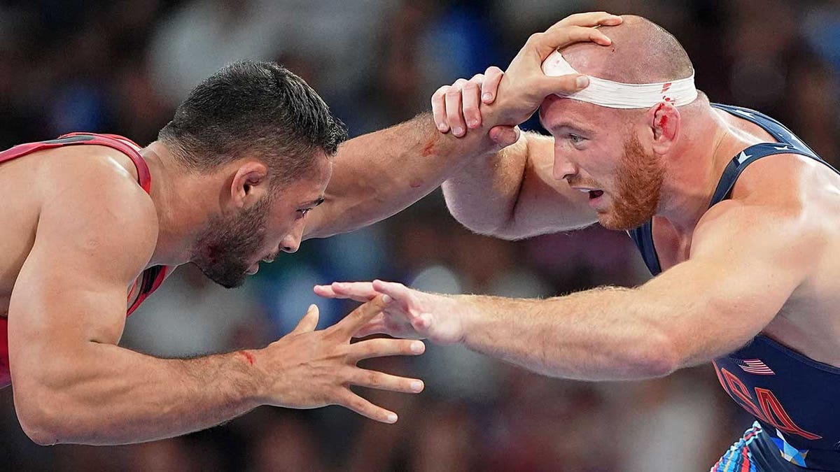 Kyle Snyder during the Olympics