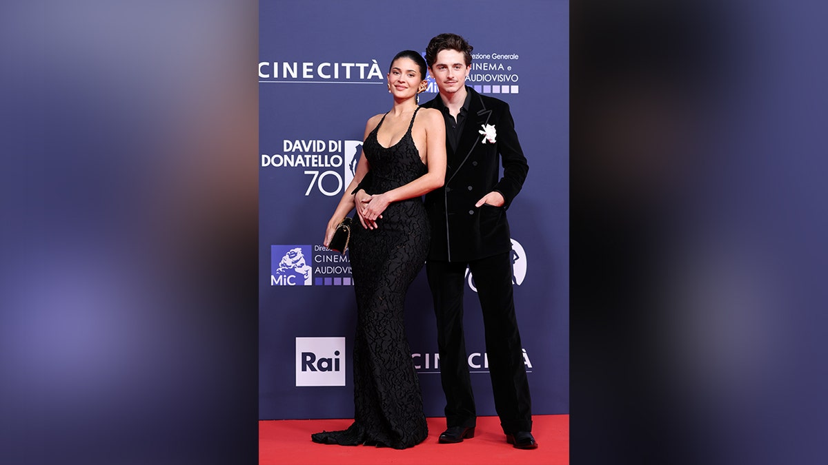 made their red carpet debut as a couple at the 70th David Di Donatello at Cinecitta Studios.