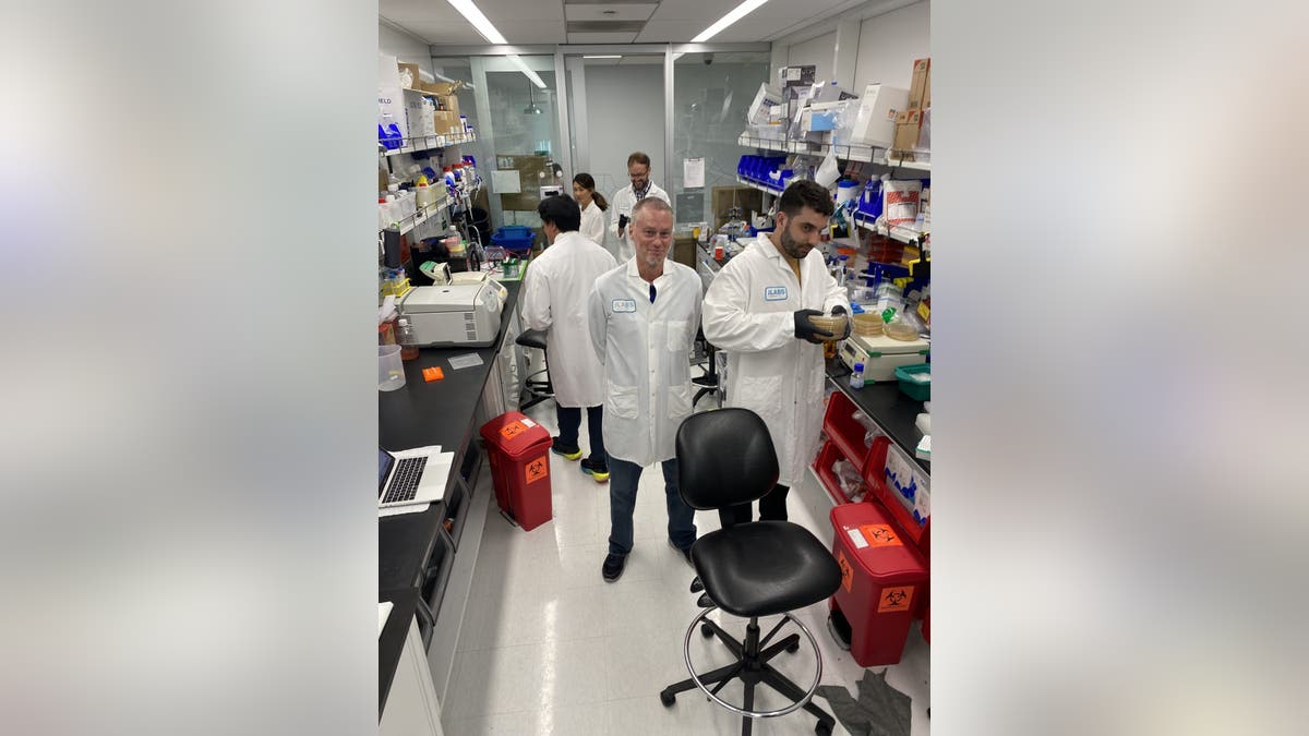 Scientists in lab
