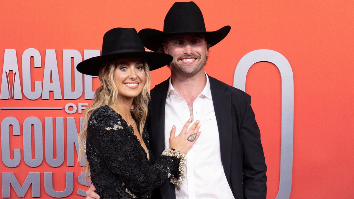 Lainey Wilson and Devlin "Duck" Hodges at the ACM Awards.