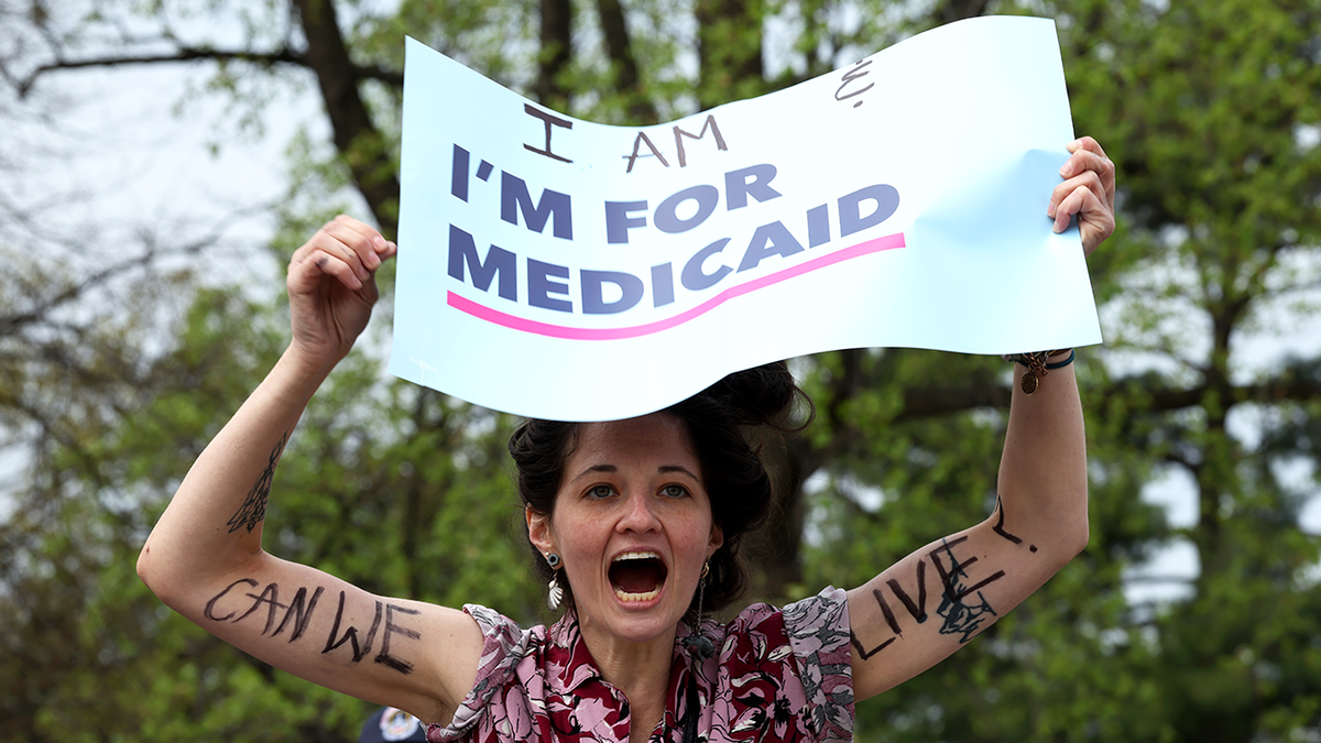 medicaid protester