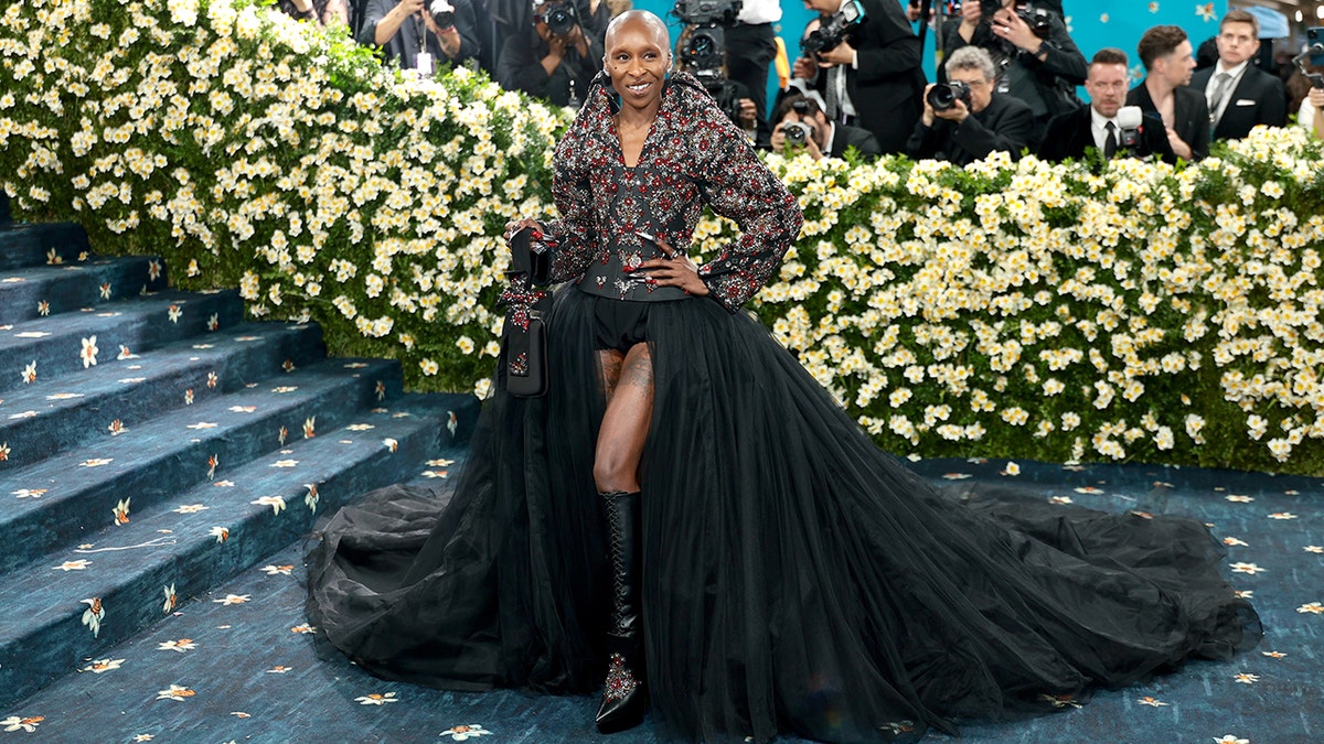 Cynthia Erivo on the red carpet at the 2025 Met Gala