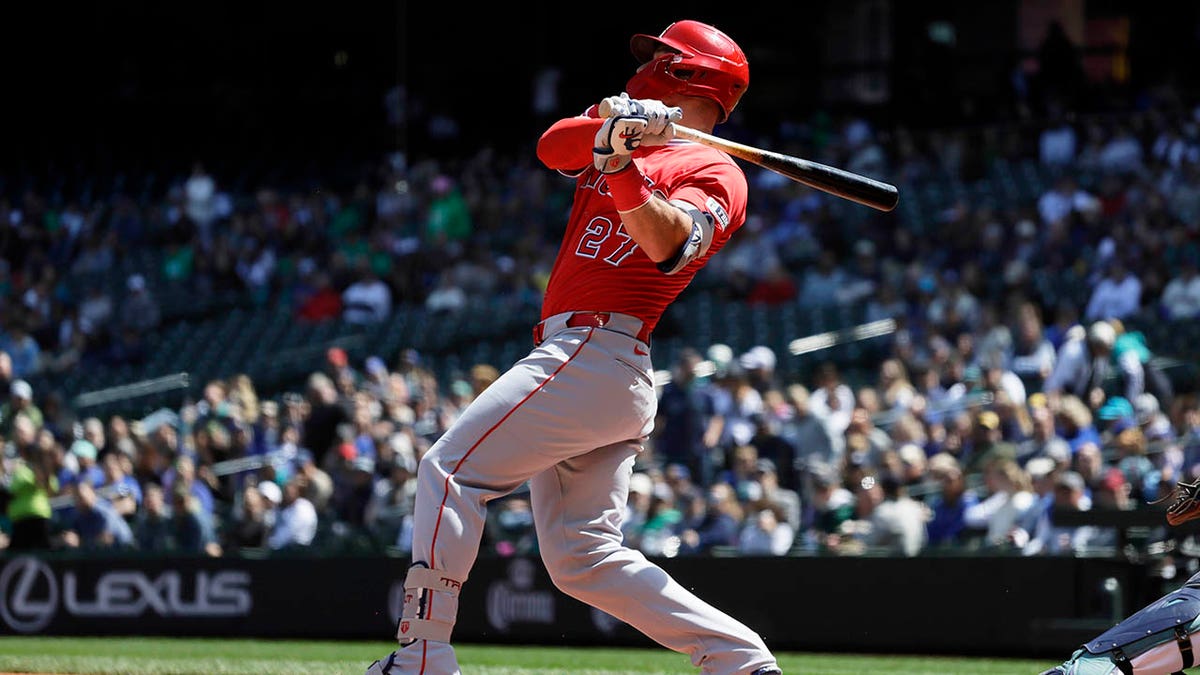 Mike Trout successful action