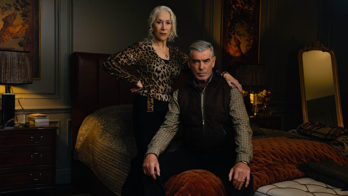 helen mirren and pierce brosnan in mobland