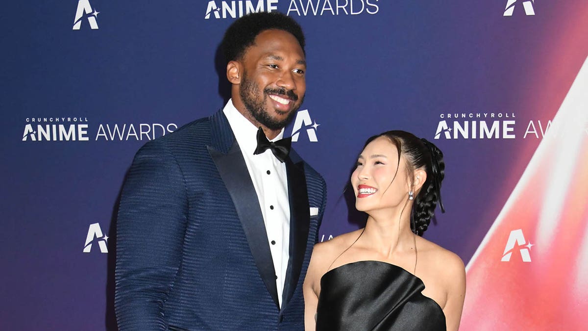 Myles Garrett and Chloe Kim