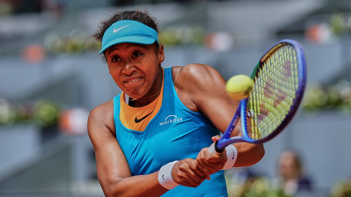 Naomi Osaka at the Madrid Open