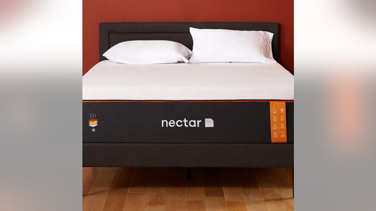 The copper-infused mattress keeps you cool.