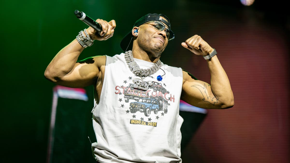 Nelly performing at Stagecoach
