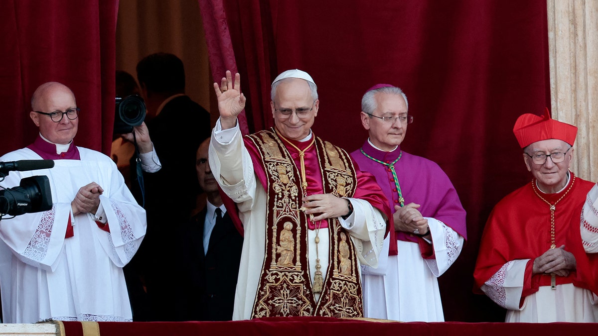 New American Pope Leo XIV gives first speech to Vatican City.