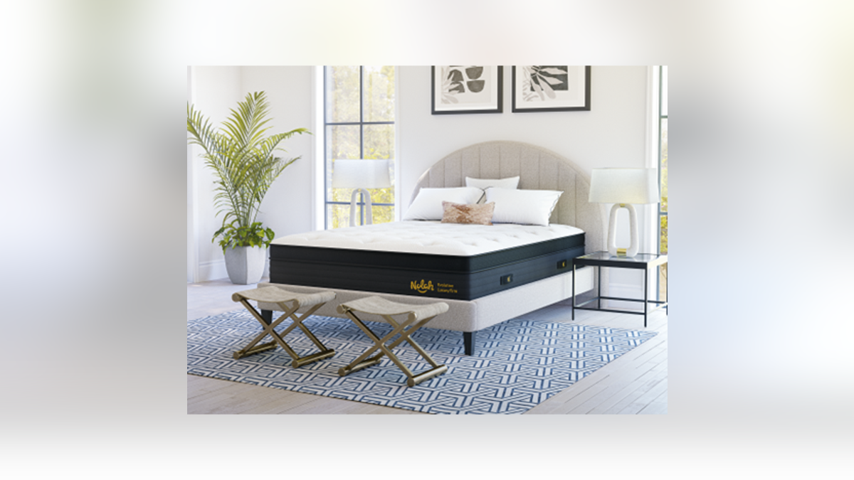A mattress with a cloud-like Euro topper.
