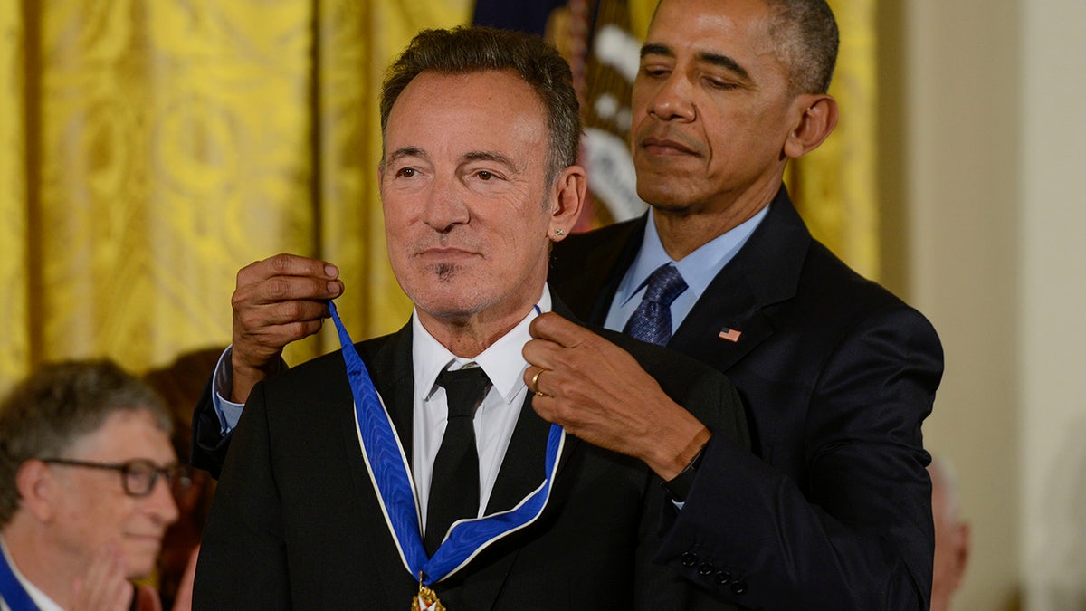 Obama and Bruce Springsteen