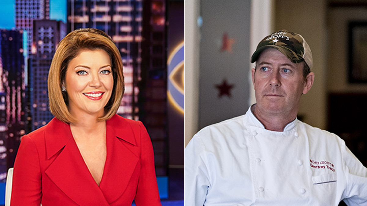 Norah O'Donnell and Chef Geoff