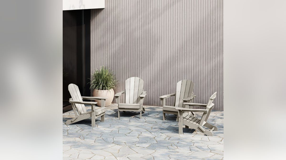 Relax in style with Adirondack chairs. 
