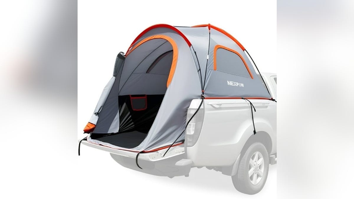 Make tent camping more comfortable with a truck bed tent. 