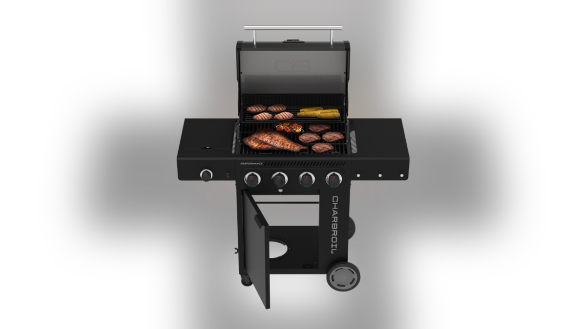 This grill provides plenty of space for the average family. 