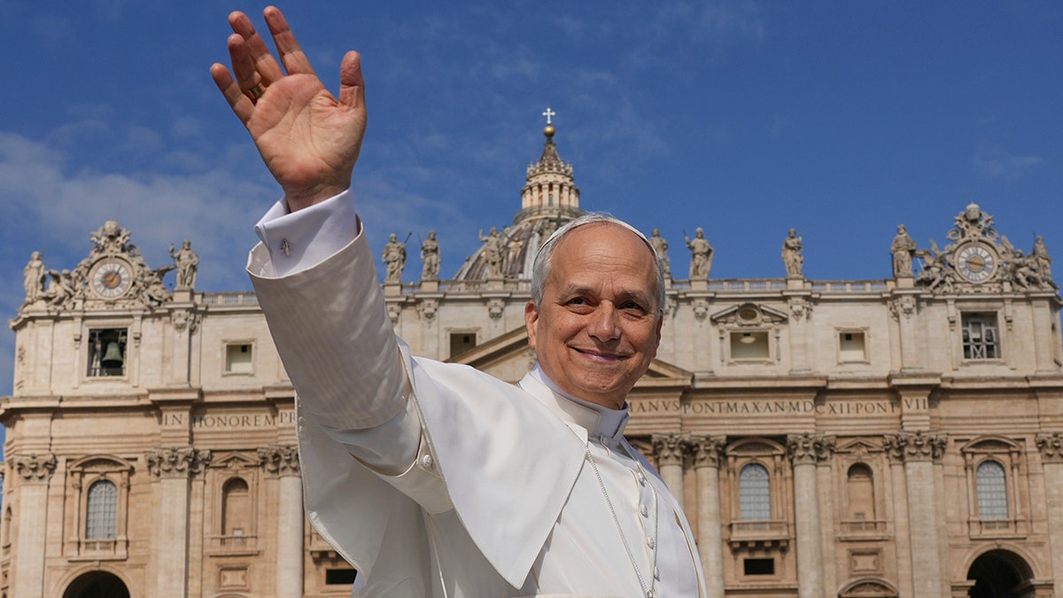 Pope Leo XIV on May 18, 2025