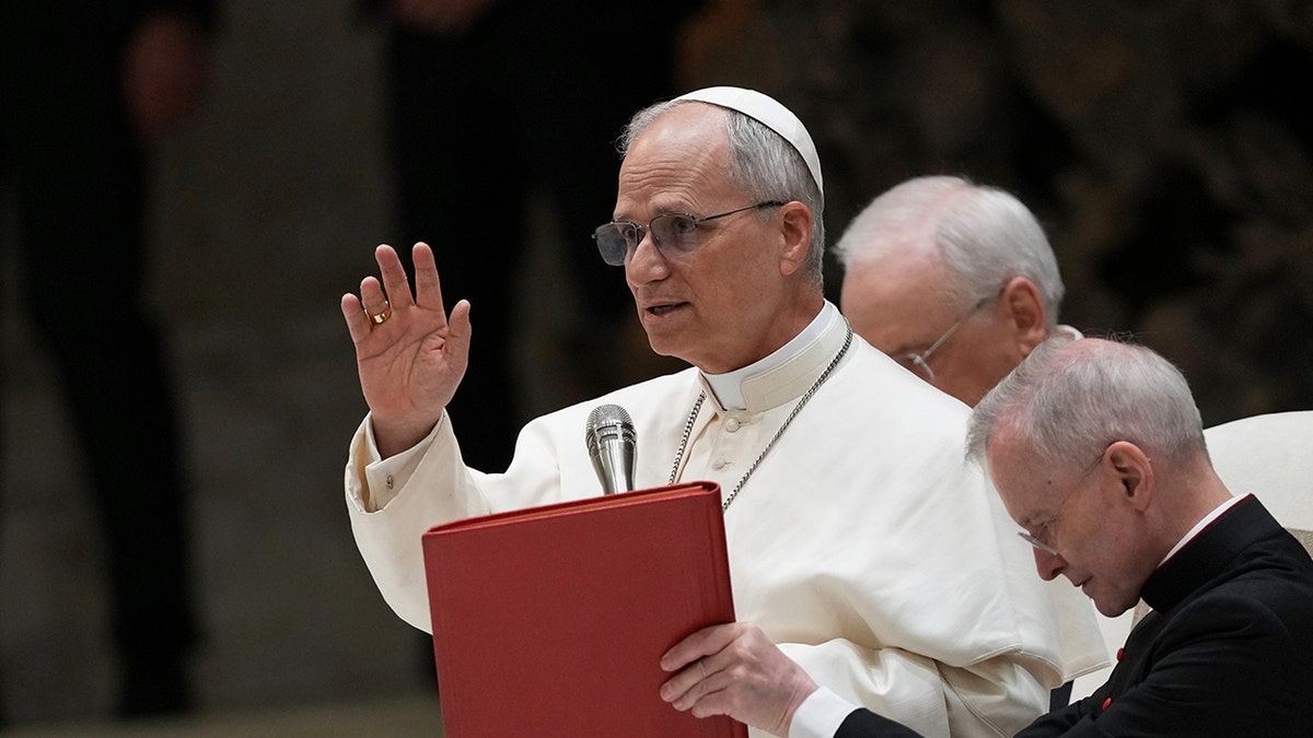 Pope Leo first meeting with media