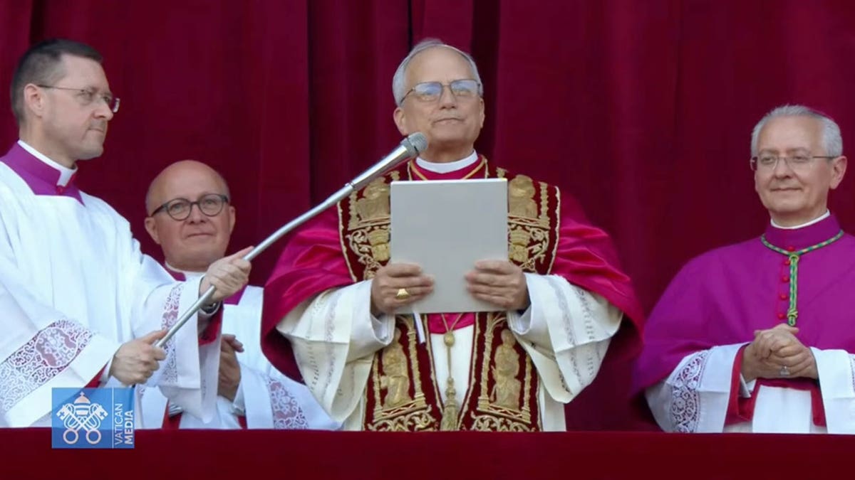 Pope Leo XIV addresses faithful