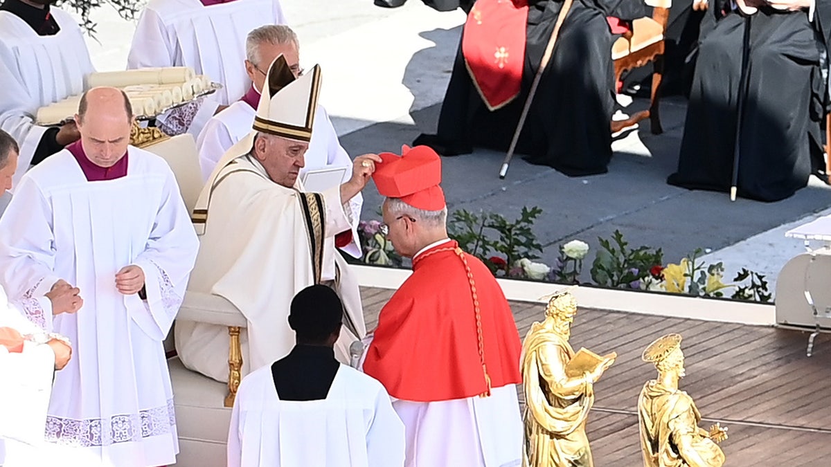 Cardinal Robert Prevost created a cardinal by Pope Francis